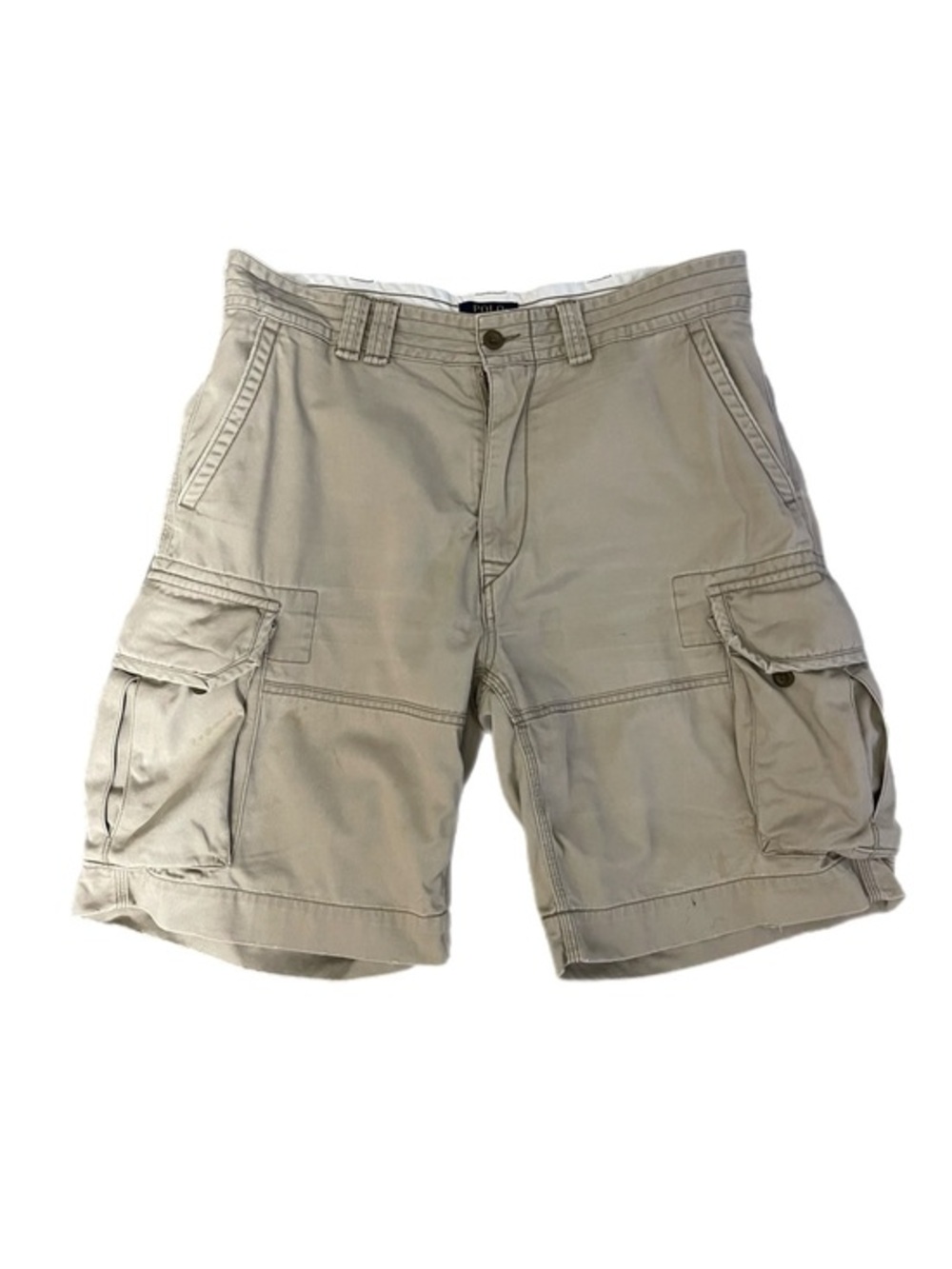 Vintage Polo Ralph Lauren Cargo Khaki Mens Shorts